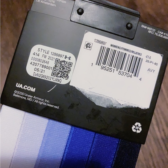 NWT Under Armour Women's UA Graphic Mini Headbands - 6-Pack - Picture 4 of 6